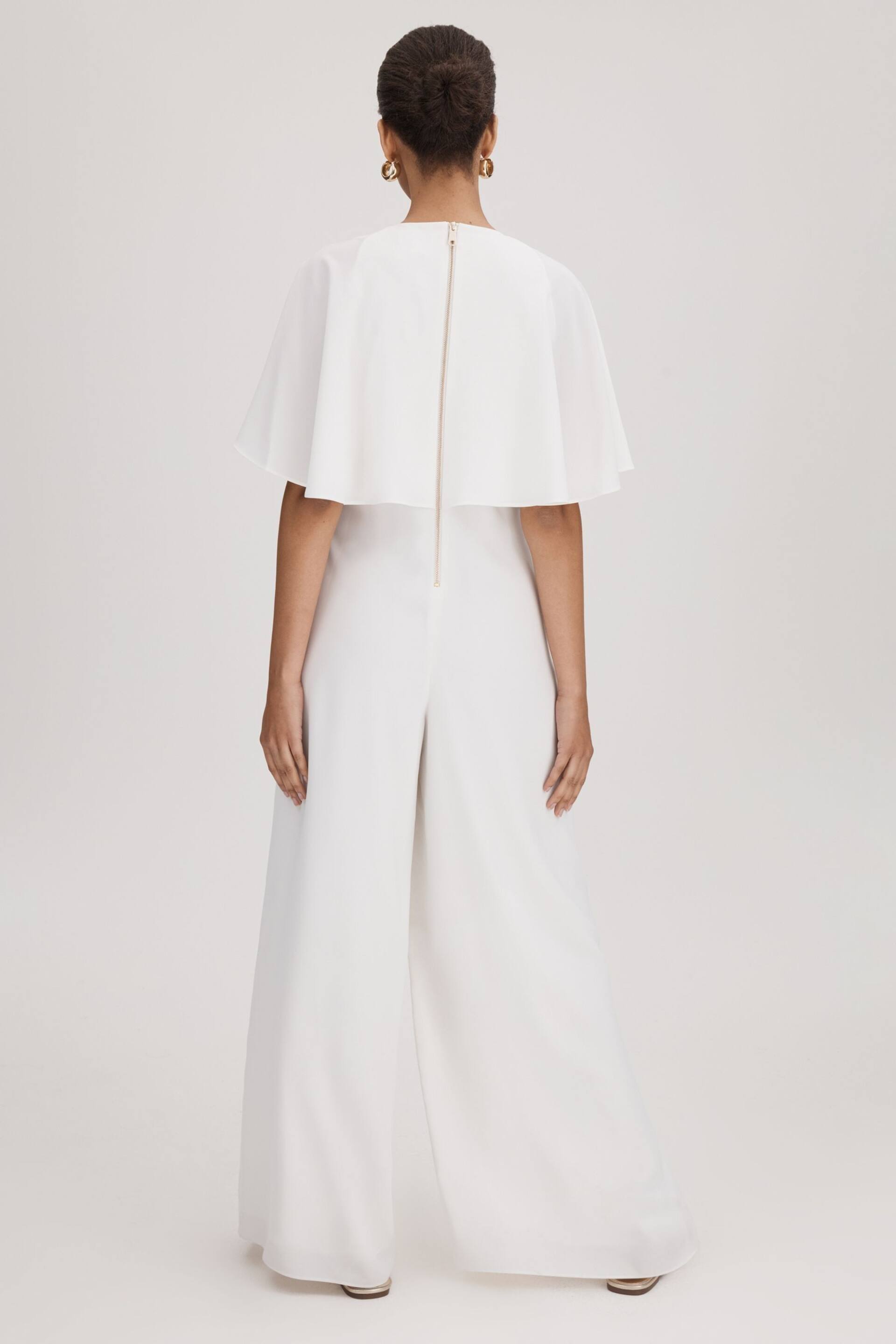 Florere Cape Wide Leg Jumpsuit - Image 5 of 7