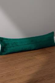 Paoletti Green Empress Faux Fur Draught Excluder - Image 1 of 2