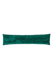 Paoletti Green Empress Faux Fur Draught Excluder - Image 2 of 2