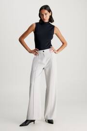 Calvin Klein Grey Wide Trousers - Image 4 of 6