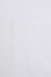 Calvin Klein White Stretch Oxford Shirt - Image 6 of 7