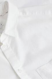 Calvin Klein White Stretch Oxford Shirt - Image 7 of 7