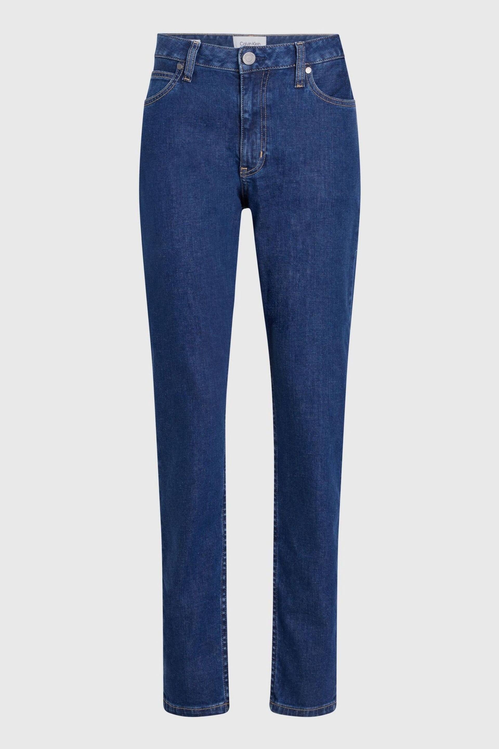 Calvin Klein Blue Slim Mid Rise Jeans - Image 5 of 5