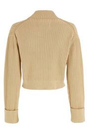 Calvin Klein Jeans Washed Monologo Natural Sweater - Image 5 of 6