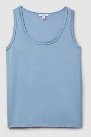 Reiss Blue Riley Silk Front Vest - Image 2 of 5