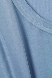 Reiss Blue Riley Silk Front Vest - Image 5 of 5