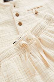 Neutral Short Sleeves Shirt And Short Set (3mths-7yrs) - Image 3 of 3