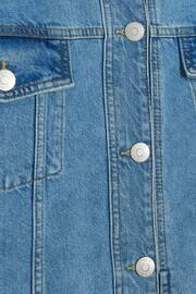 River Island Light Blue Denim Trucker Jacket - Image 6 of 6