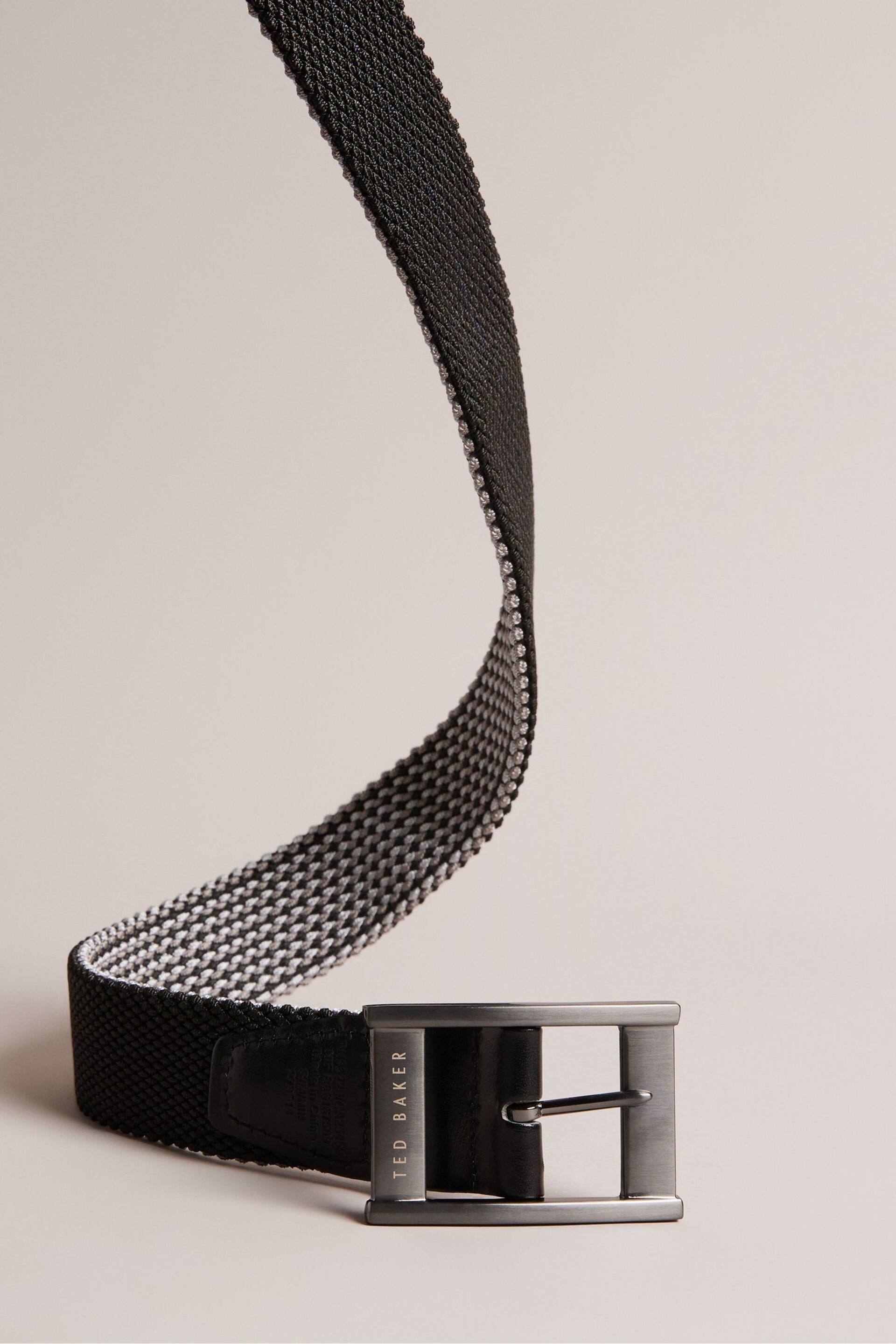 Ted Baker Black Columm Reversible Elastic Belt - Image 2 of 4