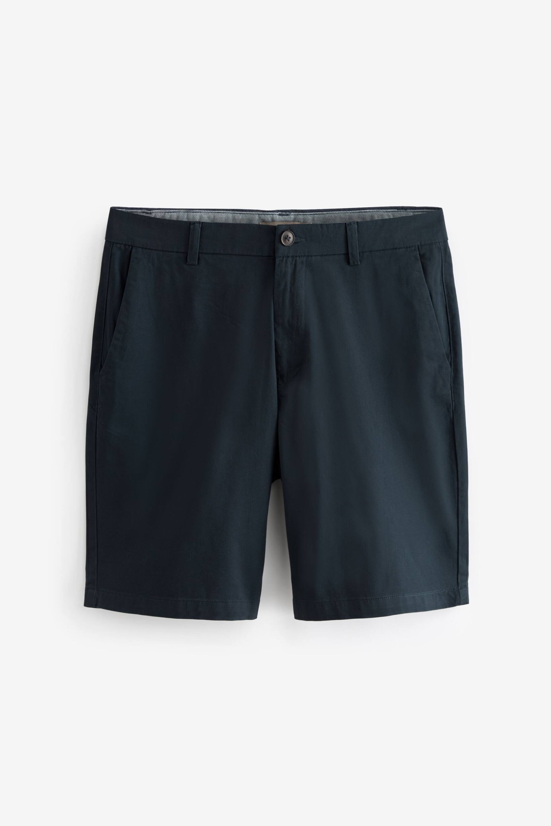 Navy Blue/Grey/Stone Loose Stretch Chinos Shorts 3 Pack - Image 8 of 15