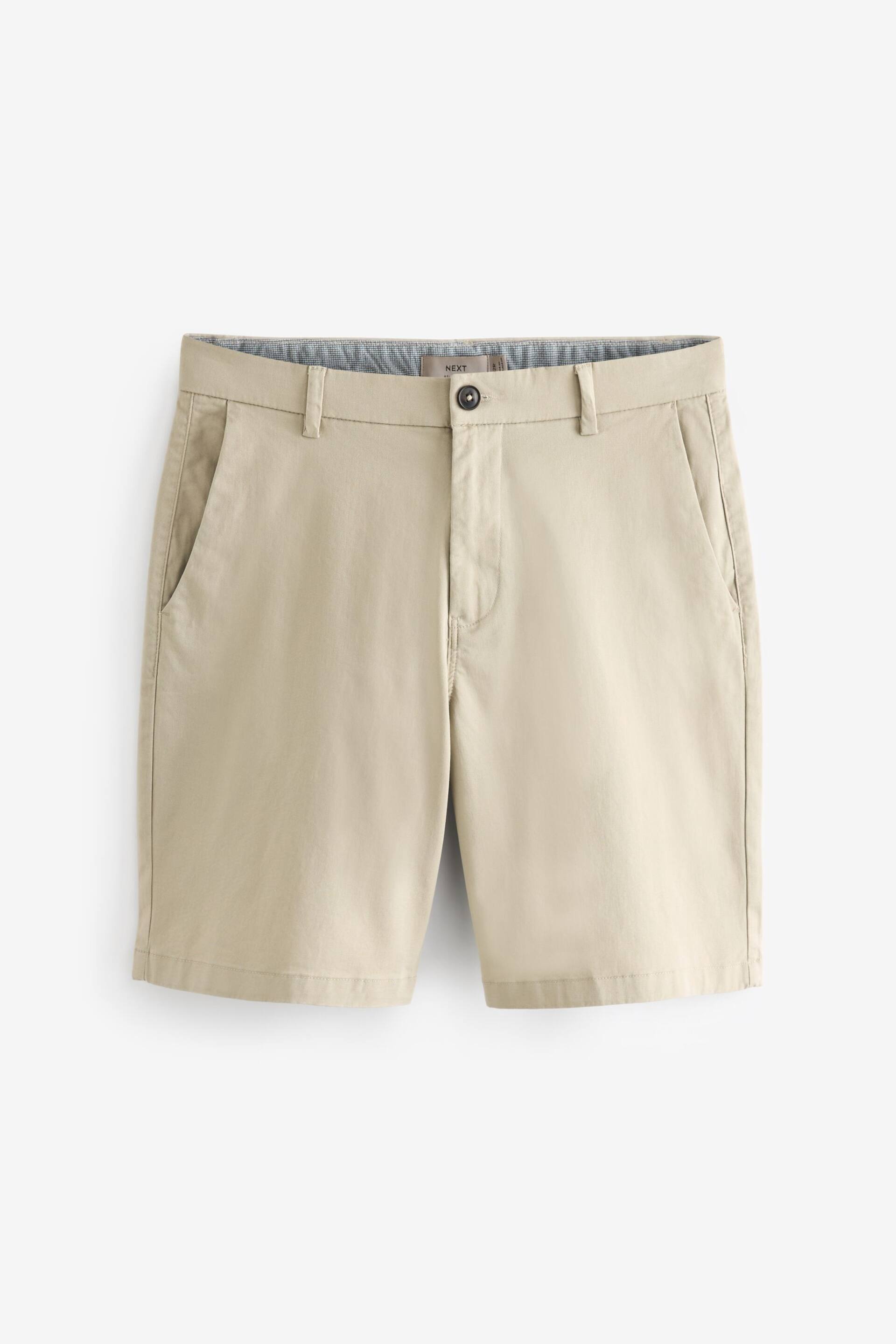 Navy Blue/Grey/Stone Loose Stretch Chinos Shorts 3 Pack - Image 9 of 15