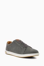 Dune London Grey Wide Fit Tezzy Perf Trainers - Image 4 of 6