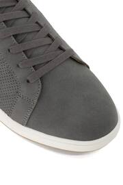 Dune London Grey Wide Fit Tezzy Perf Trainers - Image 6 of 6