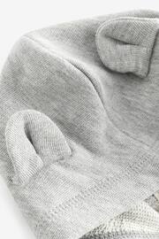 Benetton Girls Grey Zip Hoodies - Image 3 of 3
