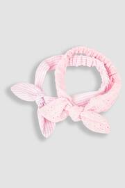 JoJo Maman Bébé Pink 2-Pack Headbands - Image 2 of 4