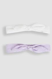 JoJo Maman Bébé Lilac 2-Pack Headbands - Image 2 of 3