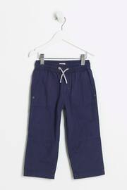 River Island Blue Mini Boys Carpenter Trousers - Image 1 of 4