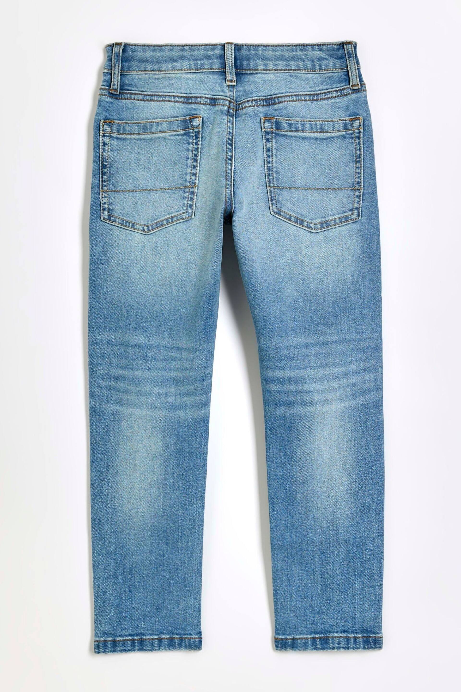 River Island Blue Boys Denim Mid Wash Jeans - Image 2 of 6