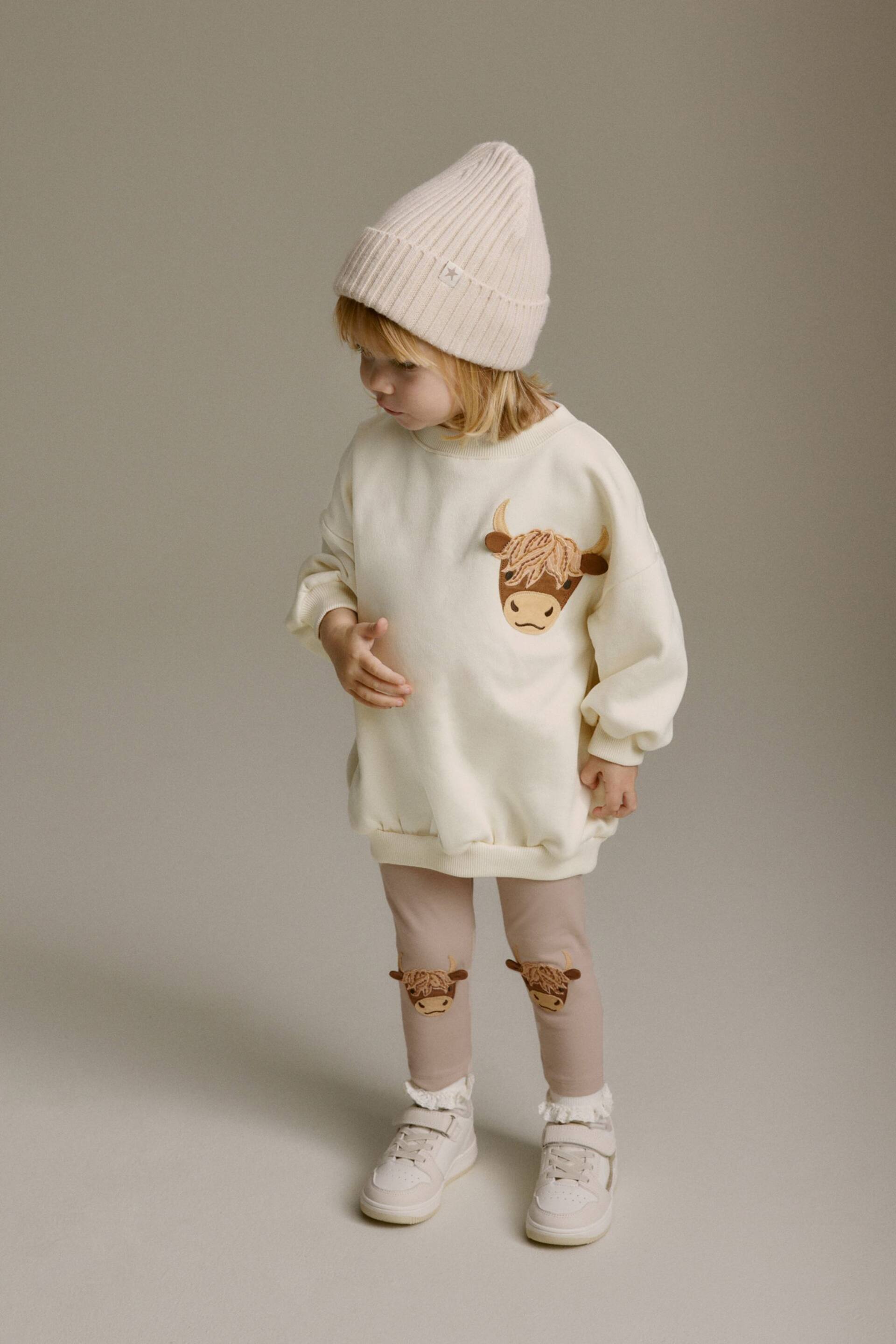 Cream Hamish Character Sweat and Leggings Set (3mths-7yrs) - Image 1 of 7