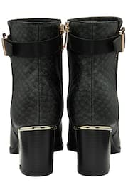 Lotus Black chrome Ankle Boots - Image 3 of 4