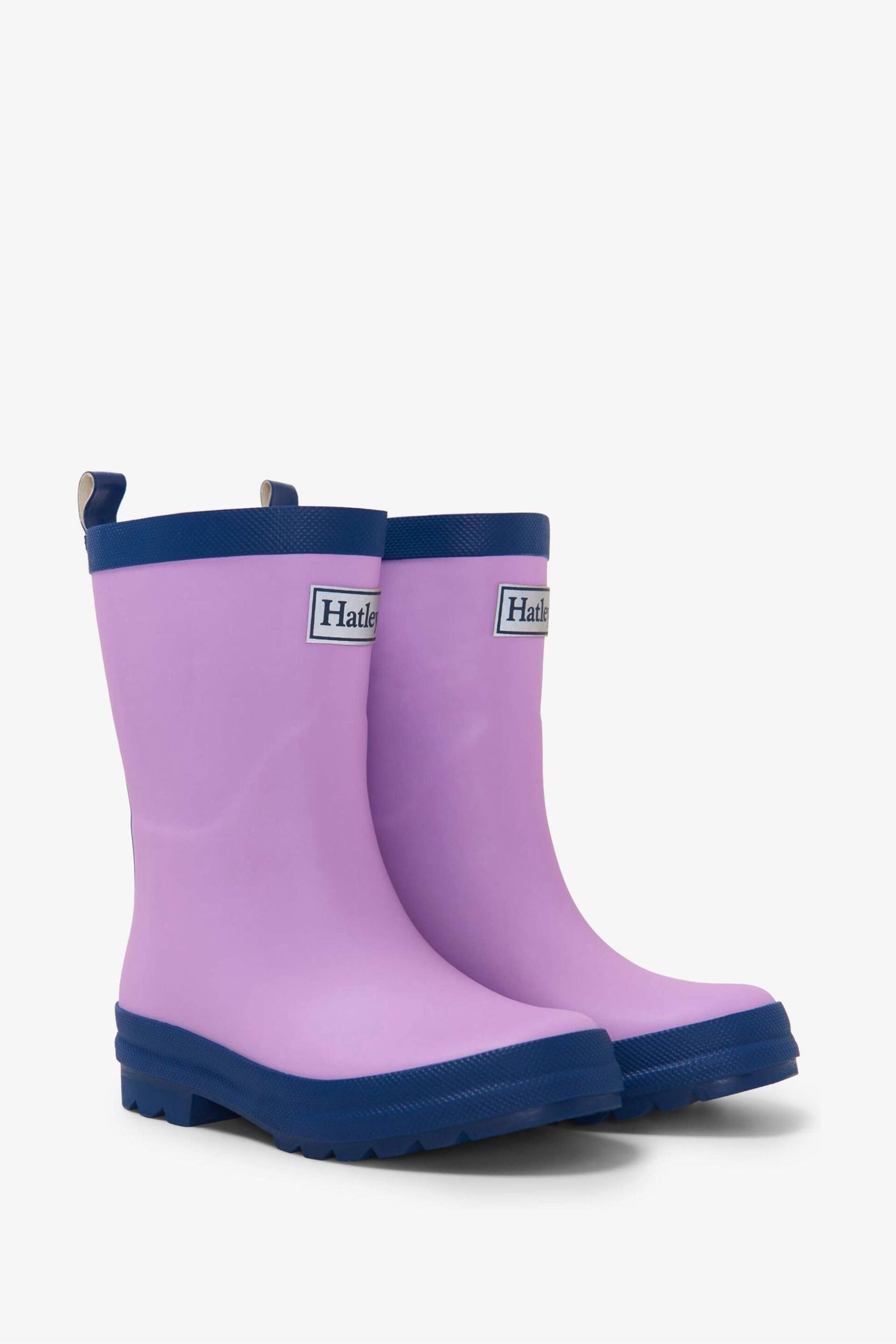 Hatley Purple Matte Rain Boots - Image 2 of 6