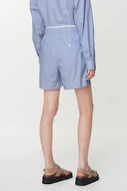 Blue/White Oversized Boy Striped Shorts - Image 4 of 5
