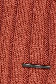 Calvin Klein Brown Cotton Blend Split Sweater - Image 6 of 6