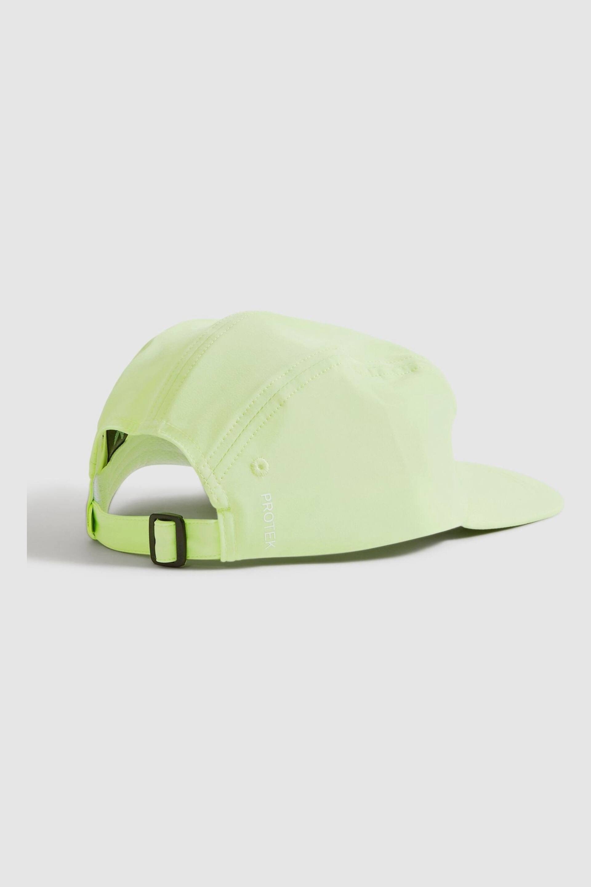 Reiss Iced Citrus Yellow Remy Castore Water Repellent Baseball Cap - Image 3 of 4