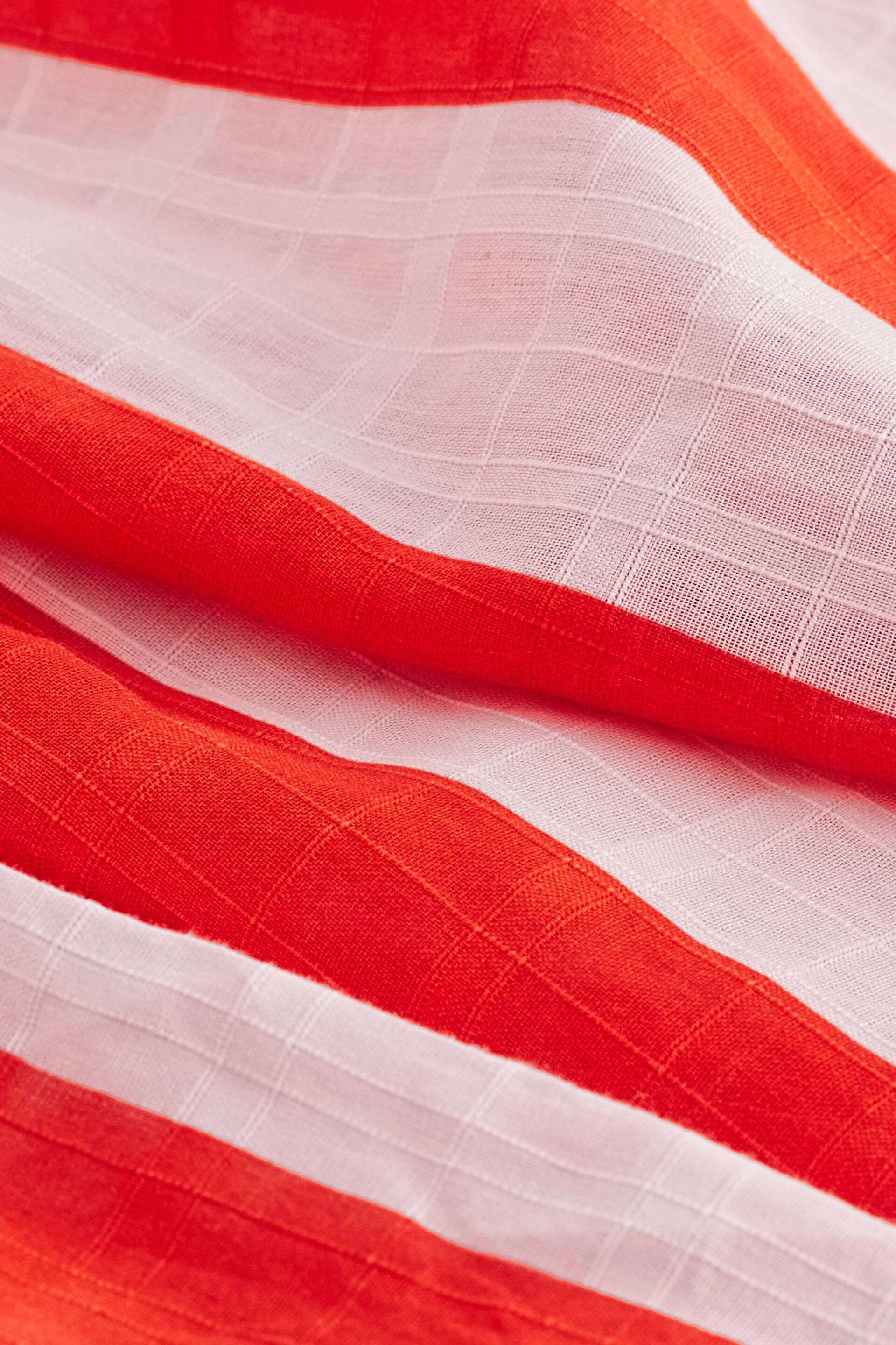 Red/Pink Stripe Bandeau Mini Dress - Image 7 of 7