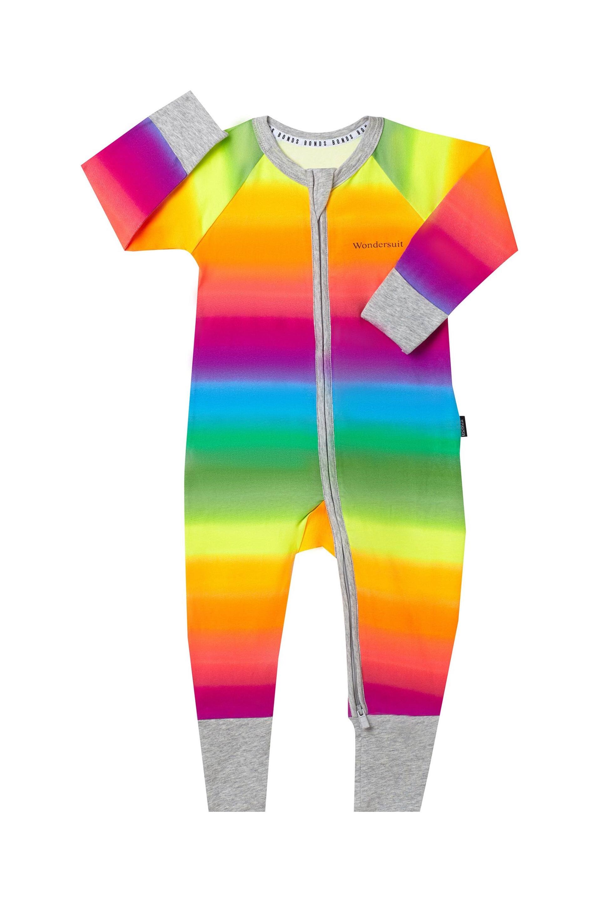 Bonds Pink Stripe Zip Sleepsuit - Image 1 of 2