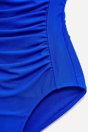 Linzi Blue Miami Tummy Control Ruched Swimsuit - Image 5 of 5