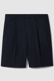 Reiss Navy Sussex Relaxed Drawstring Shorts - Image 2 of 6