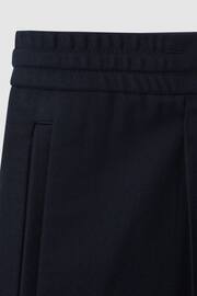 Reiss Navy Sussex Relaxed Drawstring Shorts - Image 6 of 6