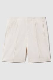 Reiss White Sussex Relaxed Drawstring Shorts - Image 2 of 6