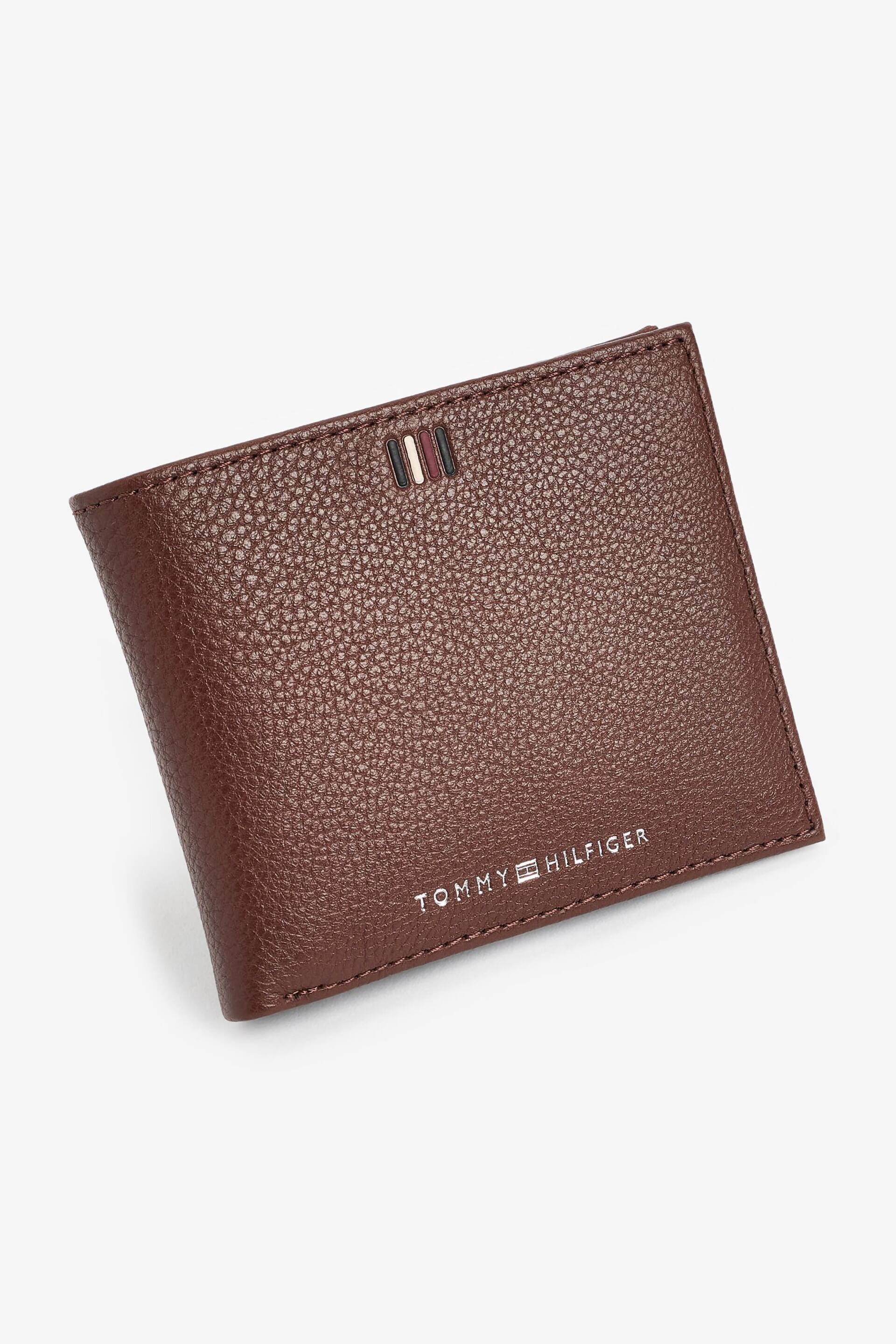 Tommy Hilfiger Central Card and Coin Brown Wallet - Image 1 of 4