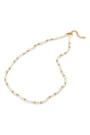 Hot Diamonds Gold Tone Calm Pearl Necklace - Image 1 of 3