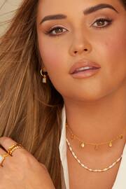 Hot Diamonds Gold Tone Calm Pearl Necklace - Image 3 of 3