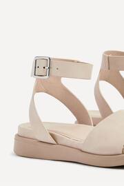 Linzi Cream Kara Two-Part Footbed Sandals - Image 4 of 5