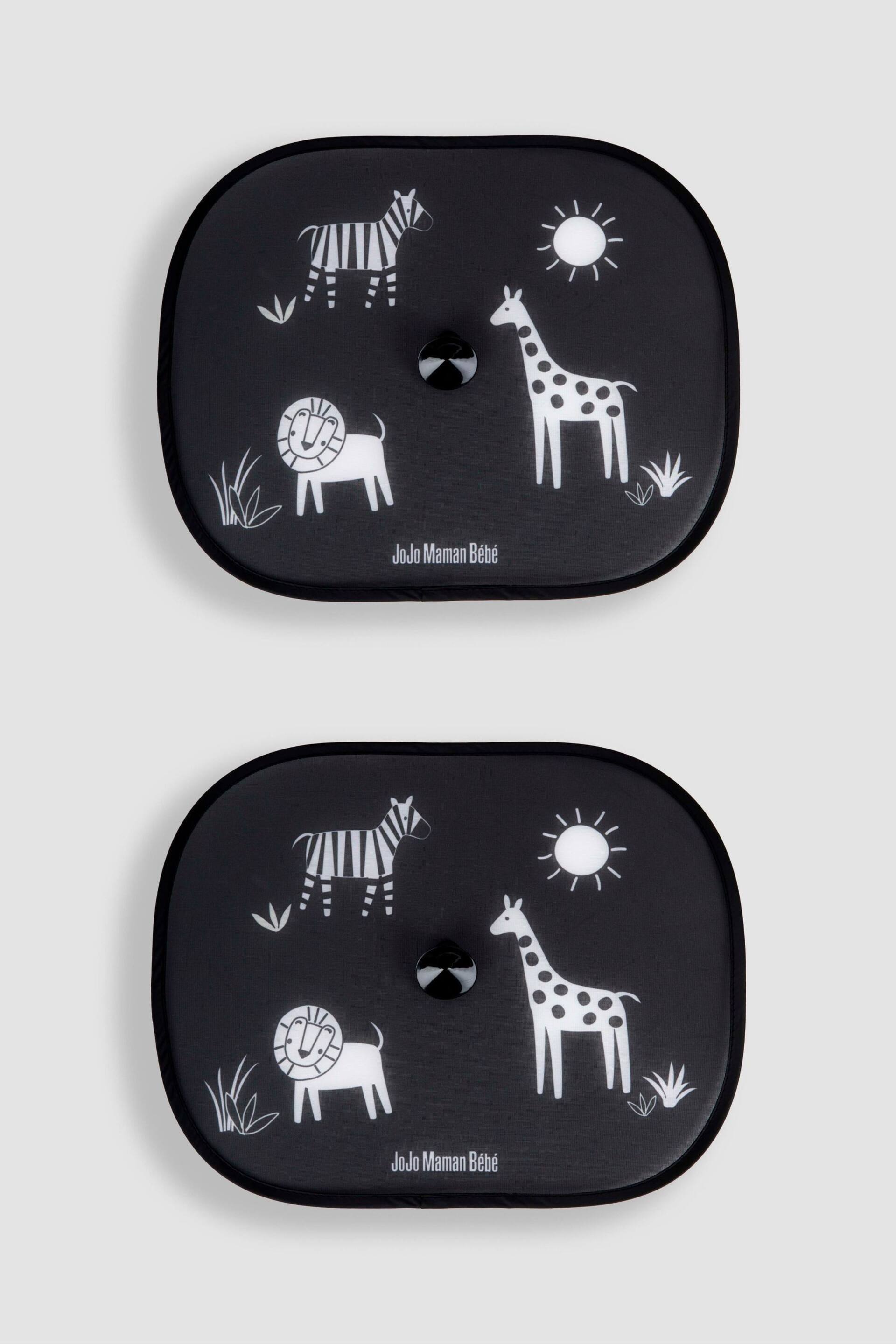 JoJo Maman Bébé 2-Pack Pop-Up Safari Car Sunshades - Image 1 of 1