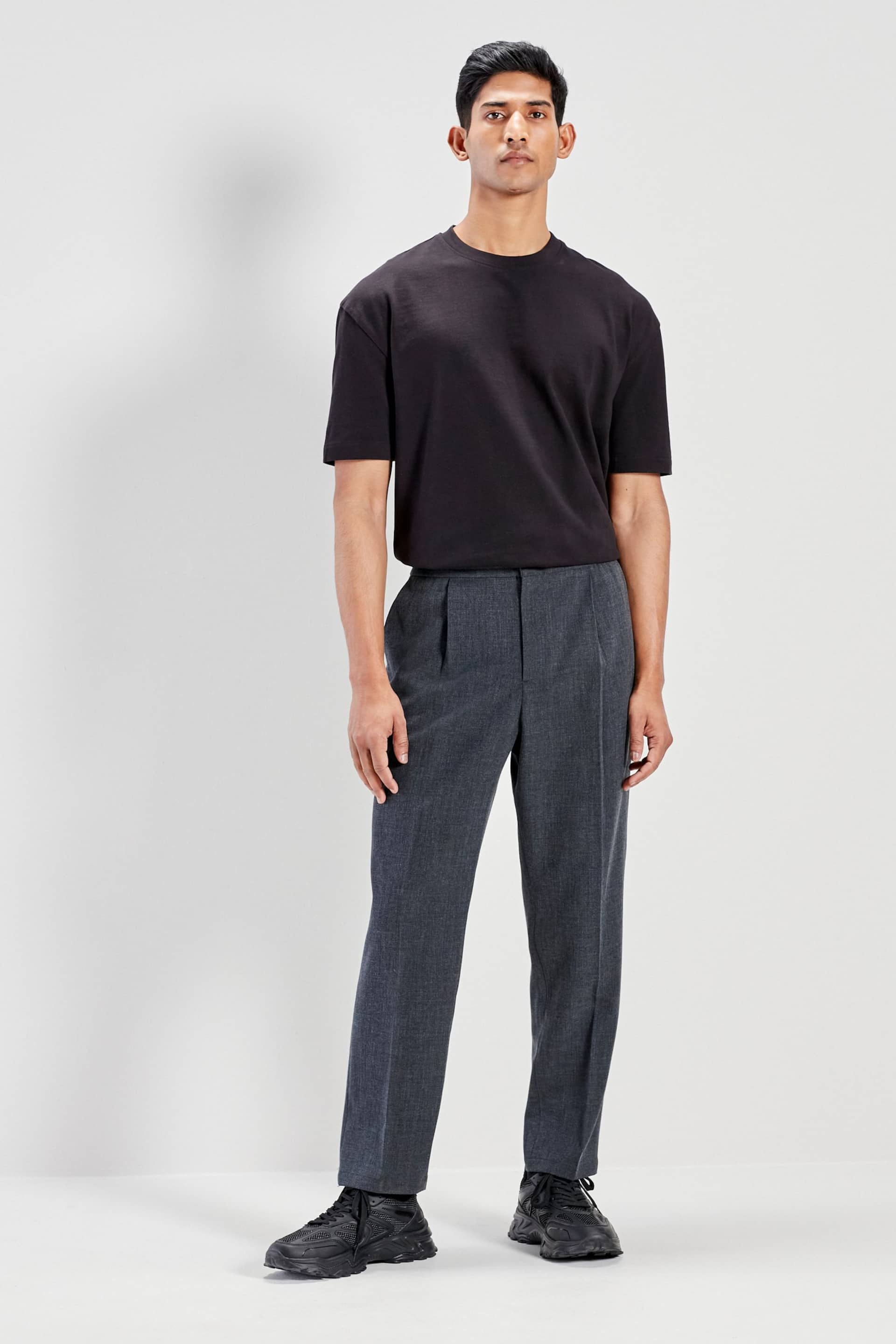 Charcoal Grey Relaxed Fit EDIT Jogger Trousers - Image 2 of 9