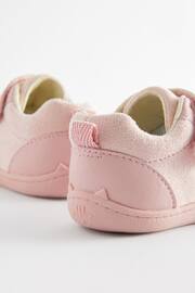 Pink Wide Fit (G) Crawler Trainers - Image 3 of 5