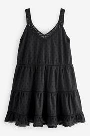 Black Cotton Dobby Slip - Image 7 of 8