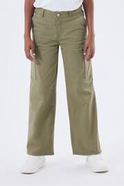 Name It Green Wide Leg Cargo Trousers - Image 1 of 4