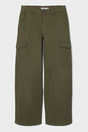 Name It Green Wide Leg Cargo Trousers - Image 3 of 4