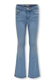 ONLY KIDS Flare Leg Jeans With Adjustable Waist - Image 1 of 2