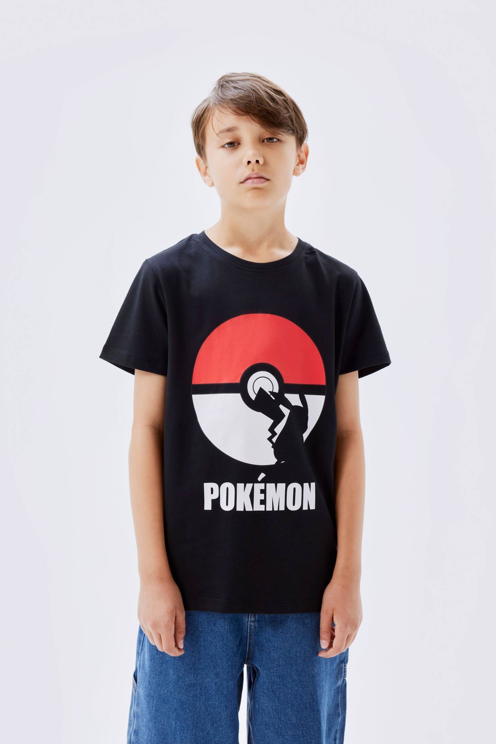 Name It Black Pokemon T-Shirt - Image 1 of 4