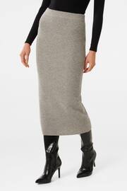 Forever New Grey Erin Knit Skirt - Image 4 of 5