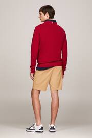 Tommy Hilfiger Red Chain Ridge Structure Sweater - Image 3 of 6