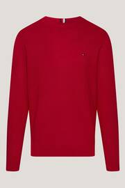 Tommy Hilfiger Red Chain Ridge Structure Sweater - Image 5 of 6