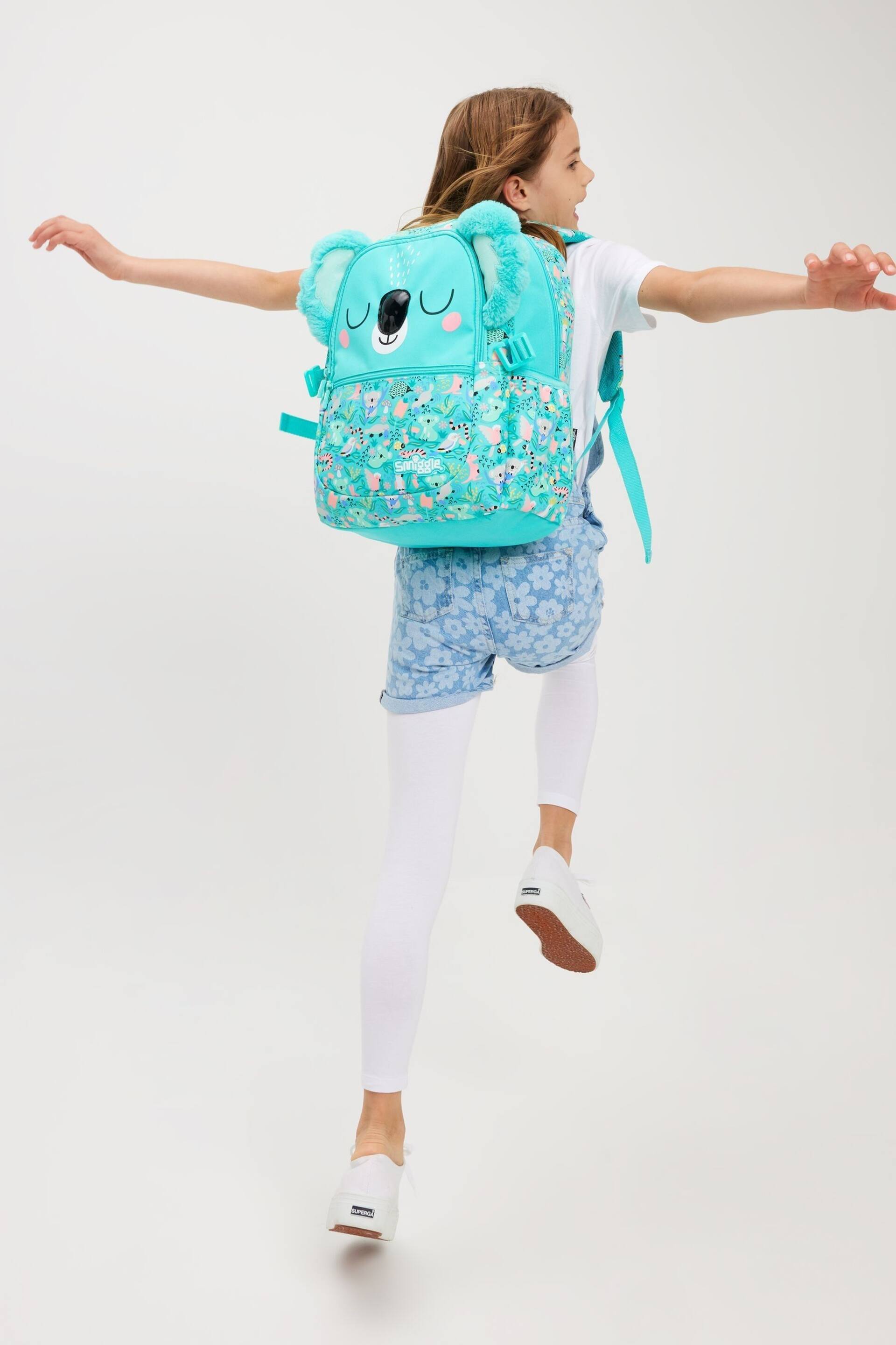 Smiggle Blue Hi There Classic Attach Backpack - Image 2 of 5